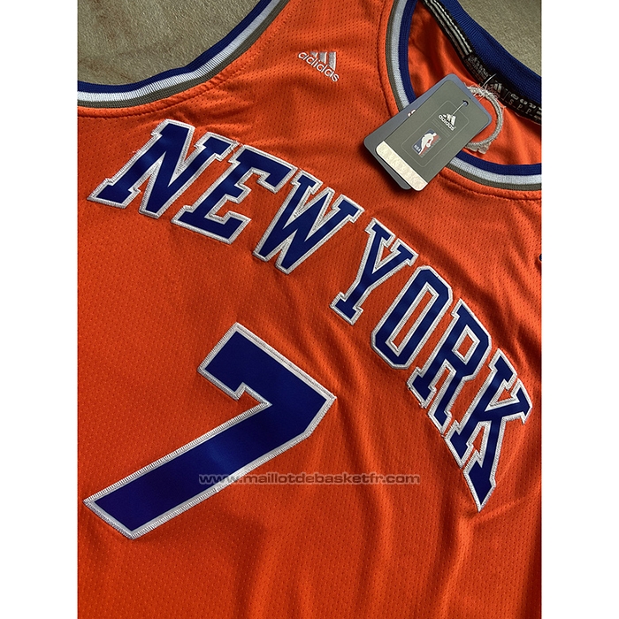 Maillot New York Knicks Carmelo Anthony #7 Orange